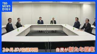 年収103万円の壁めぐり 自民が“新提案”も国民民主は受け入れず　“主張の隔たり”大きく 合意の見通し立たず｜TBS NEWS DIG