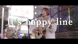 It&#39;s happy line - YUI (Covered By risa)  /  in 新宿路上ライブ