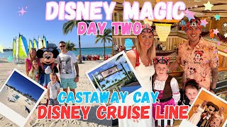 DISNEY CRUISE VLOG. DAY TO. CASTAWAY CAY. FAMILY VLOG.
