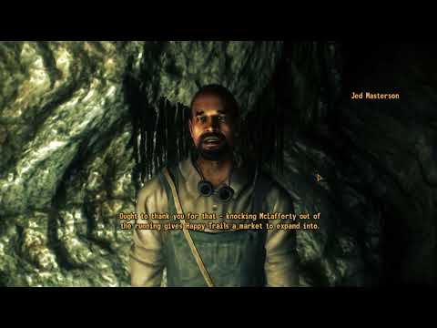 Jed Masterson's Unique Dialogue after You Massacre the Crimson Caravan