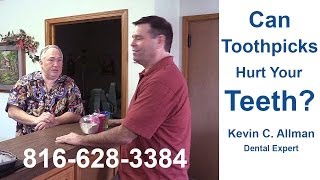 preview picture of video 'Toothpicks | Dental Expert | Kevin C. Allman | Can They Hurt Your Teeth|Kearney MO| Wood | Plastic'