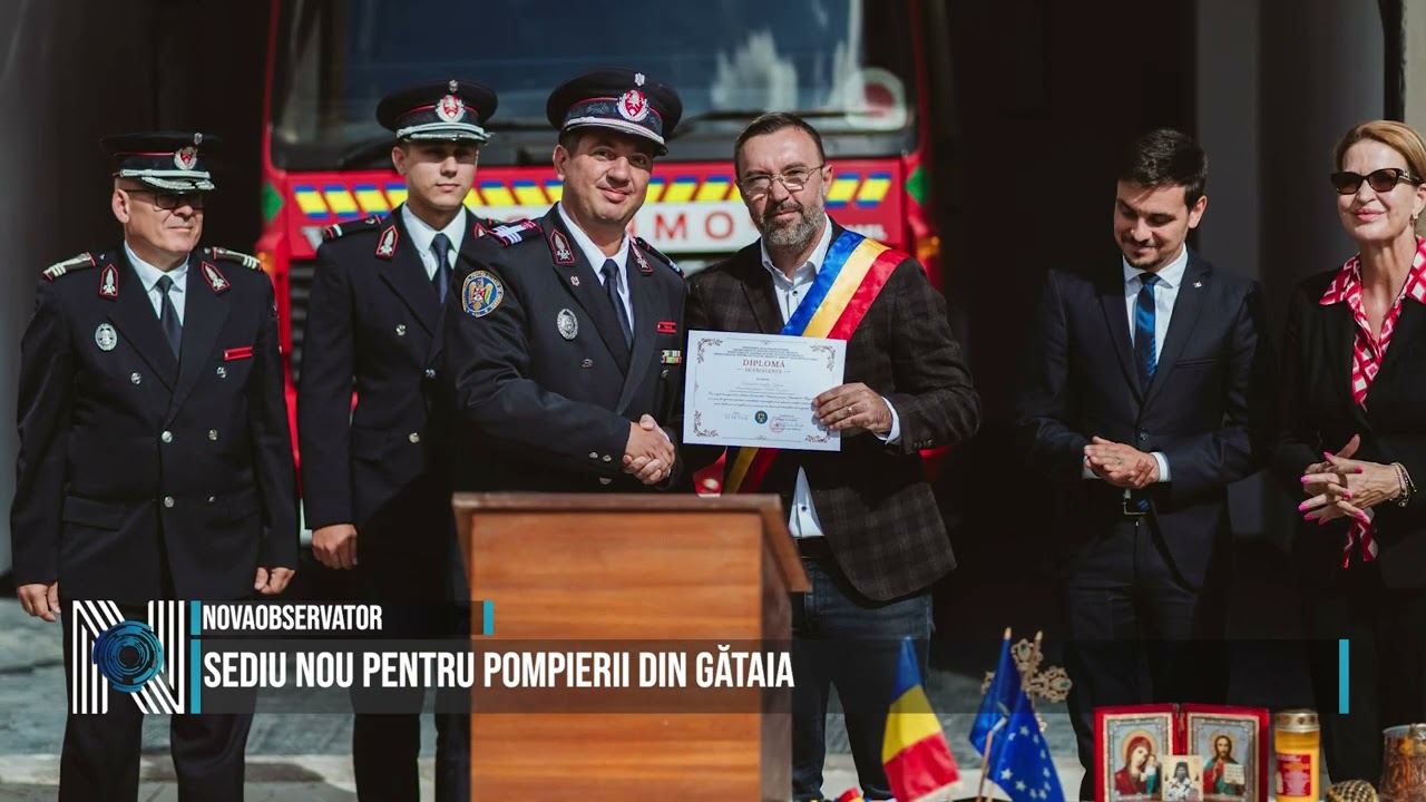 Sediu nou pentru pompierii din Gătaia