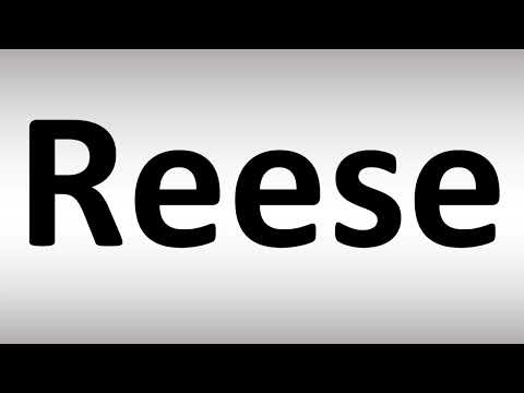 How to Pronounce Reese