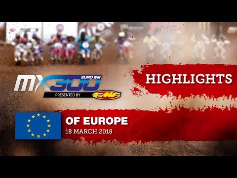 EMX300 Presented by FMF Racing Race2 Highlights - Round of EUROPE 2018 #motocross