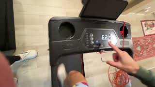Treadmill with 8% Incline, Walking Pad Treadmill with Handle Bar, Portable Folding Treadmills