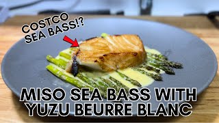 Miso Sea Bass with a Yuzu Beurre Blanc