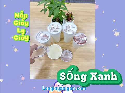 Ly giấy - nắp giấy có in theo yêu cầu - PPC