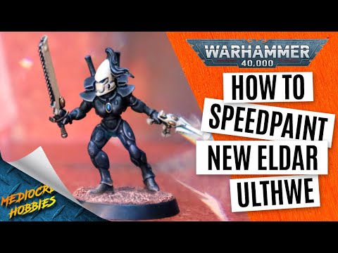 How to Speed Paint Eldar Ulthwe Storm Guardian for Warhammer 40k (Craftworlds Series Part 1!)