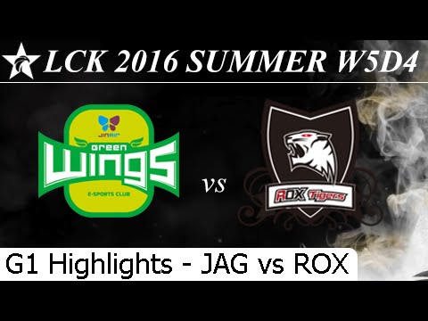 JAG vs ROX Game 1 Highlights 23/06/2016 - LCK Summer 2016 W5D4M5 Jin Air Greenwings vs Rox Tigers