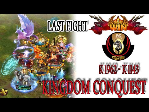 Clash of kings : K1962 - K1143  Kingdom Conquest last fight before tranfer