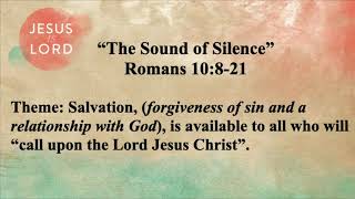 "The Sound of Silence" - September 27