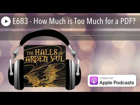 E683 - How Much is Too Much for a PDF?