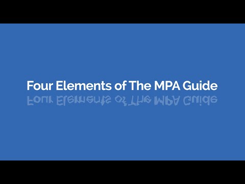 MPA Guide Animation Chapter 2: Four Elements Of The MPA Guide