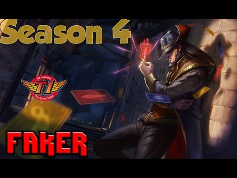 SKT T1 Faker Twisted Fate Highlights 2014 - KR SoloQ