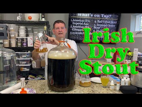 Irish Extra Stout - Anvil Foundry 10.5 - Jaded Brewing Scylla - 1 of 2