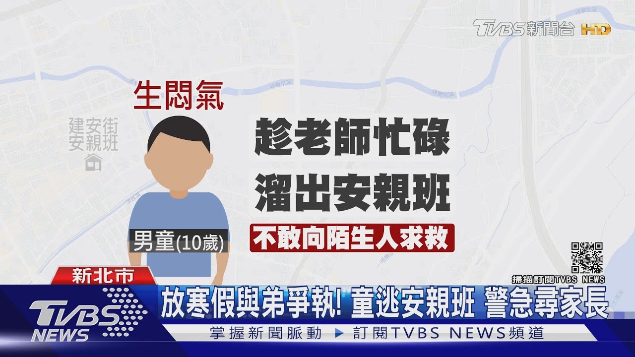 負氣溜出安親班散心！　10歲童迷途1.5小時