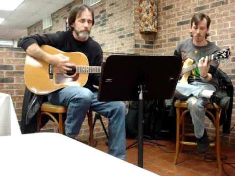 rowdy johnson and doug rainey - live acoustic jam  [always on a mountain- merle haggard cover]