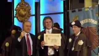 Jose Manuel Brandariz recibiendo Vieira