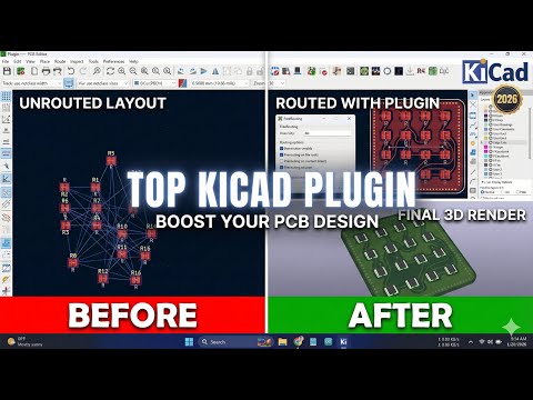 Thumbnail for Top 8 Best KiCad 9 Plugins for Beginners | Boost Your PCB Design Workflow in 2026