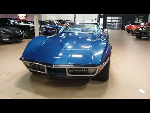 1970 Bridgehampton Blue Corvette @americancarstories