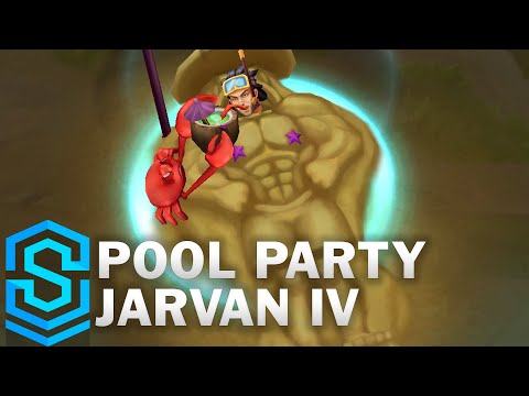 Pool Party Jarvan Skin Spotlight - League of Legends