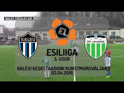 V voor: JK Tallinna Kalev - Tallinna FC Levadia U21 0:1 (0:1)