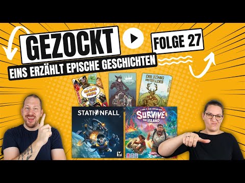 Gezockt Folge 27 🎲 | 5 Brettspiele im Test: König des Waldes, Stationfall, Regicide & mehr