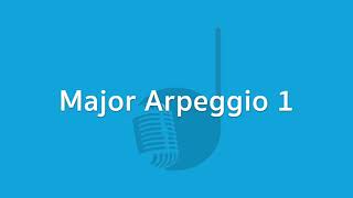 แบบฝึกหัด Major Arpeggio 1