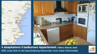 preview picture of video '4 slaapkamers 3 badkamers Appartement te Huur in L'Eliana, Valencia, Spain'