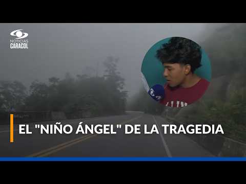"Dios me dio fuerzas para ayudar a mis compañeros": joven que sobrevivió al accidente en Antioquia