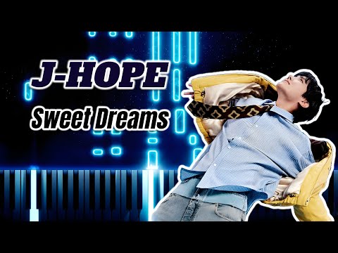 j-hope - 'Sweet Dreams' (feat. Miguel) | Piano Tutorial & Sheet Music & MIDI