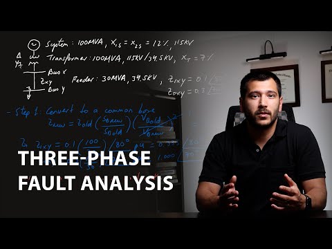 Power System Fault Analysis by Hand - Example Using the Symmetrical Components Technique