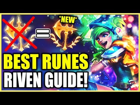 *BEST* RIVEN RUNES AGAINST ALL CHAMPIONS! (+60 Champions) - League of Legends