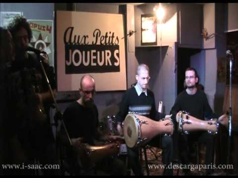 Descarga de l'ISAAC - Bata 2 - Cours de tambours batas - 14 fev 2012