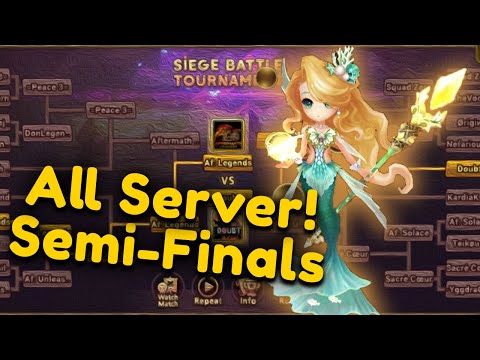 Season 12 Siege Battle Tournament Semi-Finals Defences! #summonerswar