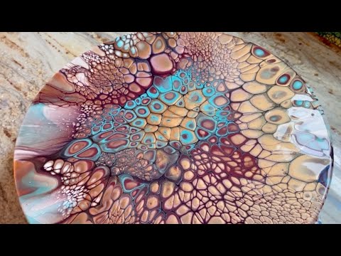 #332. Fluid Art--New Color Combo! Sheleeart Bloom.  Series! Part 1 of 3 / sheleeart bloom recipe