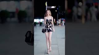 #룩북촬영 #코디룩 #직캠 #스커트 #섹쉬 밤거리 패션 촬영