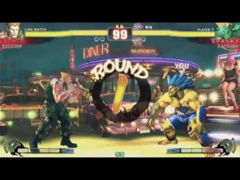 SF4:Niconico Mark (Gu) vs Spanky (Blanka) - Team Yokohama vs Team Magician B - 17-09-2009