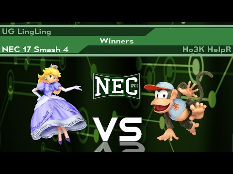 NEC17 Smash 4 Pools - [Winners] Ho3K HelpR vs UG lingling