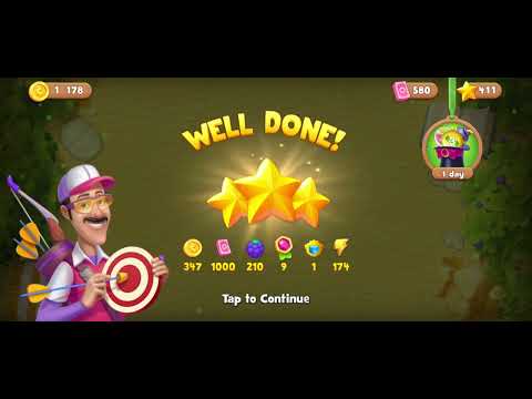 Gardenscapes Level 4909 (Pink Level - One Shot Level) ONE TRY CHALLENGE