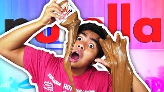 DIY How To Make NUTELLA SLIME!