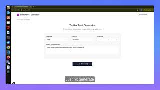 Create an AI-Powered Twitter Post Generator with Node.js & React