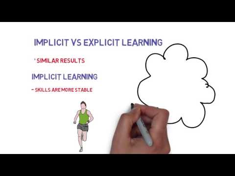 Implicit vs Explicit Learning of Motor Skills