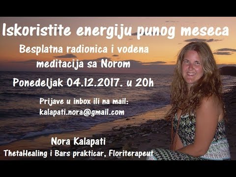 Iskoristite energiju punog meseca – Besplatna radionica + meditacija – decembar 2017.