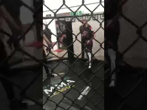 First amateur semi contact fight