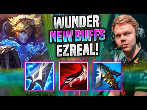 WUNDER IS READY TO PLAY EZREAL WITH NEW BUFFS! - FNC Wunder Plays Ezreal ADC vs Draven! |