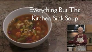 Easy Minnestroni Style Soup with Leftovers from the Freezer | Instant Pot Recipe. 🍆 🥕