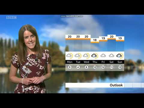 Alex Osbourne BBC One South Today weather 09.19.2021 in HD! - 60 FPS