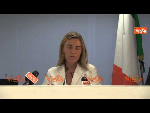 BRUXELLES MOGHERINI SU CONFLITTO ISRAELO PALESTINESE NO A PARTIGIANERIE SERVE LA PACE 22-07-14