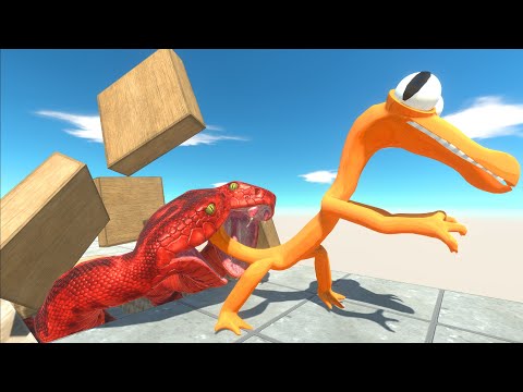 Who Can Escape From The Mamba? - Animal Revolt Battle Simulator
